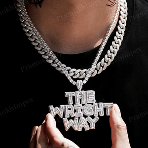 Precio mayorista Hip Hop Joe Boy colgante personalizado chapado en oro amarillo 925 colgante de plata hombres mujeres Moissanite joyería para regalos - Product Image 3