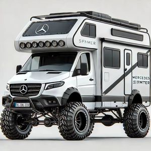 Luxury Motorhome 4WD <b>Mini</b> RV Camper Van Luxury Off-Road Motorhome Caravan with Toilet for Home Camping - Product Image 5