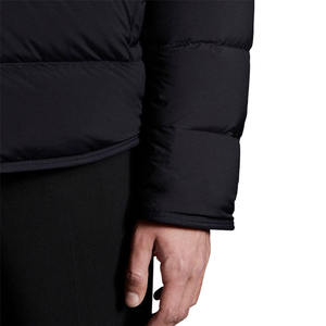 Veste matelassée brillante à capuche de designer américaine, logo OEM, surdimensionnée, pour homme, en duvet, noire, personnalisée, veste gonflée brillante pour homme - Product Image 4
