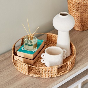 Plateau de service élégant en jacinthe d'eau, produit vietnamien de premier ordre, pour le petit-déjeuner, le stockage naturel - Product Image 5