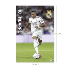 Real Madrid Mbapp Decorative Vinyl <b>Poster</b> Digital Printing Technique for Flags and Banners Use - Product Image 5