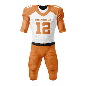 Ropa deportiva impresa personalizada, uniforme americano, con nombre de equipo personalizado uniforme de fútbol, uniforme americano de alta calidad para exteriores - Product Image 6