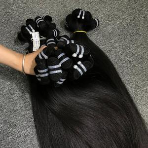 Máquina de extensiones de cabello humano sin procesar virgen vietnamita recta natural cruda superventas cutícula de doble trama alineada No - Product Image 2
