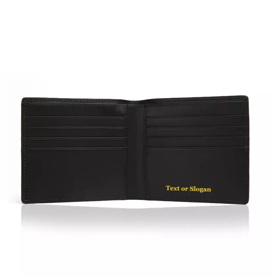 Hiram Beron Hochwertige Marke Benutzer definierte italienische Leder Karten halter Brieftasche für Männer Beliebt