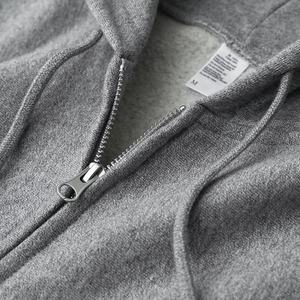 Sweat à capuche lourd de haute qualité 460g pour hommes, design gaufré, motif uni surdimensionné, capuche unie teinte pour l'automne - Product Image 4