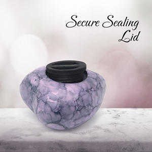 Nouvelle conception, vente en gros, urne funéraire en forme de cœur de 50 ml |   Direct d'usine - Product Image 4