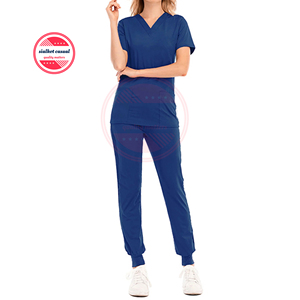 Uniformes de Hospital para mujeres, conjunto de uniforme de enfermera para clínica médica, con logotipo personalizado - Product Image 1