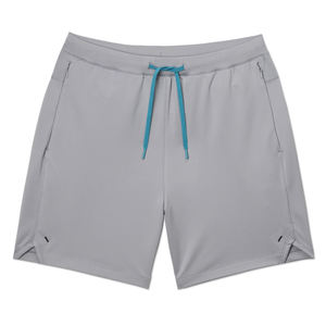 Short de sport athlétique à taille élastique à séchage rapide pour hommes de 5 pouces avec poche zippée Fitness Running Short de sport respirant pour hommes - Product Image 5