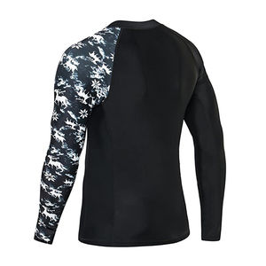 Camiseta de Protección Solar Personalizada y Duradera para Hombre, Manga Larga, Secado Rápido, para Surf, Natación, Entrenamiento Físico, Camiseta de Protección Solar para Hombre al por Mayor - Product Image 3