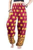 Pantalon bohème brun Ali Baba Burning Man, unisexe, hippie, harem, Aladdin, yoga, bohème, pantalon long en coton mélangé, taille M-XL, fait à la main