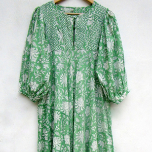 2024 collection en gros tie dye longue caftan col en v demi-manches rayonne tissu robe ample avec fente latérale printemps caftan - Product Image 1