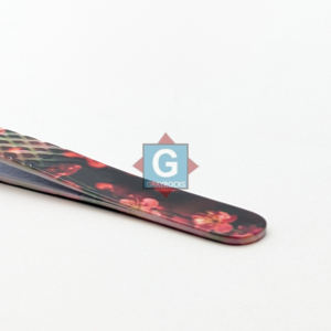 แหนบขนตาสำหรับต่อขนตาอุปกรณ์เสริมความงามทำจากสเตนเลสปลายเงินเงาออกแบบโลโก้ได้ตามต้องการ - Product Image 3