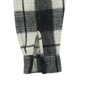 Chaqueta Casual Impermeable y Transpirable para Hombre |   Patrón a Cuadros |   Chaqueta de Algodón Moderna con Cierre Frontal sin Cuello - Product Image 1