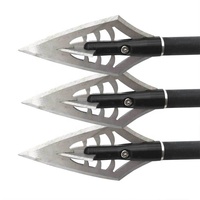 Pointes de flèche en aluminium de 150 grains, pointes de flèche larges, pointes de flèche pour tir à l'arc, pointes de flèche pour la chasse, accessoire de flèche DIY