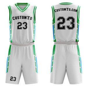 Vente directe d'usine 2026, maillots de basket-ball unisexes personnalisés pour hommes, vêtements de sport, ensembles uniformes, logo imprimé par transfert thermique, taille plus - Product Image 3