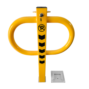 Barrera Deslizante Retráctil de Acero de 86 cm con Cerradura para Estacionamiento, Tipo Cochera - Product Image 3