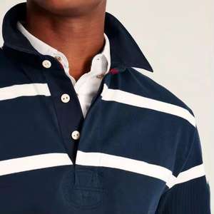 POLO en coton et polyester de haute qualité avec logo personnalisé T-shirt à manches longues pour hommes - Product Image 5