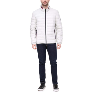 Pakistan Manufacturer Supply New Design Simple Blank Solid Color Custom <b>Waterproof</b> <b>Winter</b> Puffer <b>Jacket</b> for Men - Product Image 4