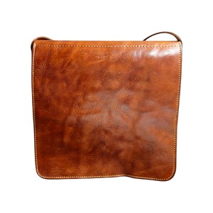 Genuine Leather Vintage Moroccan Style Shoulder Crossbody Bag with Two Straps <b>ZIP</b> Closure Handmade <b>Wallet</b> Case for Daily Travel - Product Image 2