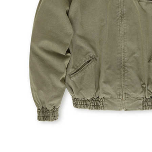 Chaqueta informal con cremallera frontal aislada para hombre Chaqueta cortavientos de lona para hombre Chaqueta de invierno - Product Image 5