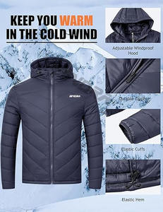 แจ็กเก็ตปลาปักเป้ากันน้ำฤดูหนาวของผู้ชายโลโก้ขนาดพิเศษระบายอากาศและกันน้ำได้สำหรับฤดูกาลใหม่ - Product Image 4