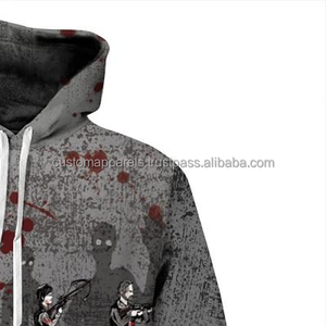 Sudadera con capucha de invierno con sublimación de tinte personalizada, cómoda, 100% de poliéster, respetuosa con el medio ambiente, a prueba de viento, duradera - Product Image 5