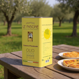 Aceite de Oliva Virgen Extra Clásico Provenzal Italiano de Alta Calidad para Cocinar o Aderezar, Lata de 5L - Product Image 2