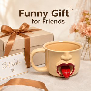 Mug en céramique amusant avec langue qui sort, design 3D créatif, tasse à eau pour le bureau, cadeau rigolo - Product Image 5