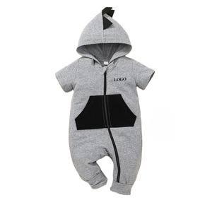 Winter Collection New Baby Romper Set Cheap Price Plaid Patched Pocket Woven <b>Fabric</b> Baby Clothing Sets - Product Image 1