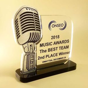 Premios y Trofeos Acrílicos Modernos Clásicos Hechos a Medida 2025, Diseño Innovador para Reconocimiento y Logros - Product Image 4