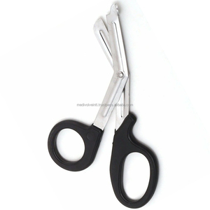 Ciseaux à pansements EMT 7,5'' en acier inoxydable certifiés CE & ISO, fournisseur en gros d'instruments chirurgicaux OEM ODM - Product Image 5