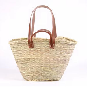 Cesta marroquí hecha a mano, bolsa de playa, bolsa de mercado francés, cesta de playa, cesta de Mercado Grande - Product Image 1