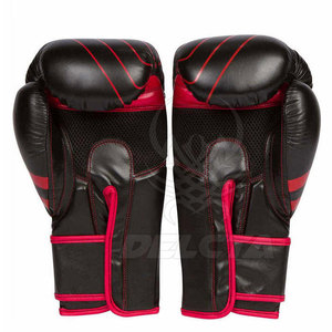 Guantes de boxeo de tamaño y logotipo de marca personalizados Guantes de boxeo de entrenamiento de gimnasio hechos en alta calidad - Product Image 3