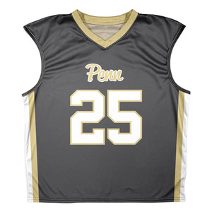 Maillot de lacrosse réversible personnalisé avec nom et numéro du joueur, design sublimé, 100 % polyester, sans manches, vêtements de sport sur mesure en gros - Product Image 1