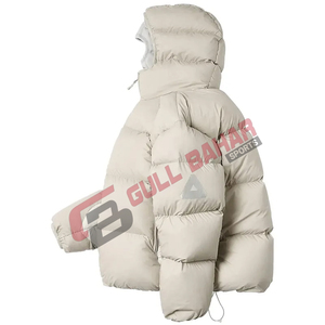 Chaqueta de Invierno Acolchada para Hombre de Alta Calidad, Cuello Alto, Cierre de Cremallera, Estilo Urbano, Resistente al Viento e Impermeable, con Capucha - Product Image 5