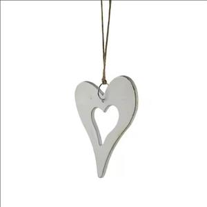 Decoración Navideña Moderna para el Hogar, Ecológica, de Metal Puro con Forma de Corazón - Product Image 1