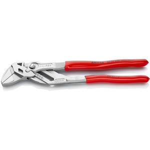 Pliers Wrench 250mm Length 52mm <b>Clamping</b> Width Chrome-Plated Plastic Coating KNIPEX - Product Image 1