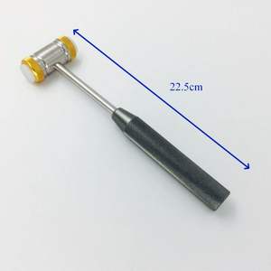 Maillet à os 22,5 cm à pointe en caoutchouc, instruments chirurgicaux orthopédiques en plastique pour ORL, ensemble orthopédique manuel en acier inoxydable TAIDOC - Product Image 6