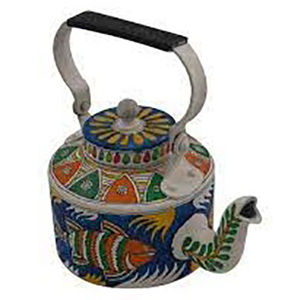 Théière en métal en laiton massif avec finition polie Design arabe Service à café et à thé - Product Image 6