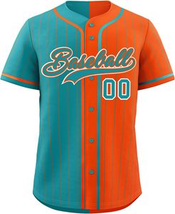 Elite Performance Baseball Jersey Button Up Camisa de softbol de ajuste personalizado Tela de malla de secado rápido Sublimación Tackle Twill USA Youth - Product Image 3