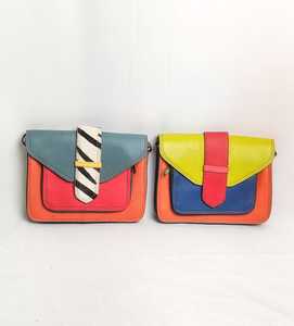 Bolso cruzado de cuero genuino a la moda para mujer, diseño intrincado, cremallera transparente, Correa única, letra portátil Vintage - Product Image 1