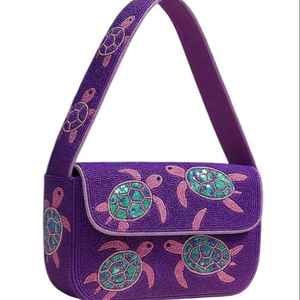 Bolso de Mano de Noche Estilo Boho con Cuentas de Lujo, Bordado con Cuentas, Hecho a Mano, Profesional, Portátil, Personalizado, Hecho en India - Product Image 3