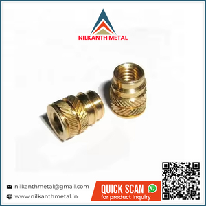 Écrous d'insertion en laiton indien Inserts à têtes multiples en laiton disponibles à un prix compétitif - Product Image 2