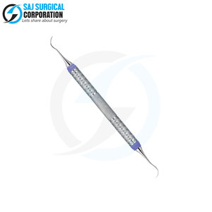 เครื่องขูดหินปูนสแตนเลสแบบใช้ซ้ำได้ พร้อมด้ามจับตามหลักสรีรศาสตร์ ได้รับการรับรองมาตรฐาน CE  ขายดี มีสินค้าในสต็อก - Product Image 3