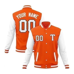 Oem Venta caliente Vintage Casual Unisex Streetwear Varsity Jacket con logotipo frontal transpirable para hombres hecho Pakistán 2025 - Product Image 3