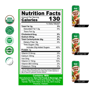 Nhãn Hiệu Riêng Oem-Protein Cao <span class=keywords><strong>Canxi</strong></span> Sữa Sô Cô La Uống 320Ml Đồ Uống Đóng Hộp-Sản Xuất Việt Nam Mềm Uống-Miễn Phí Mẫu - Product Image 3
