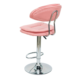 GAKJB-675 Contemporary <b>Bar</b> <b>Stool</b> with <b>Adjustable</b> Height Faux Leather Cushion Simple Design for Farmhouse or <b>Bar</b> Use - Product Image 5