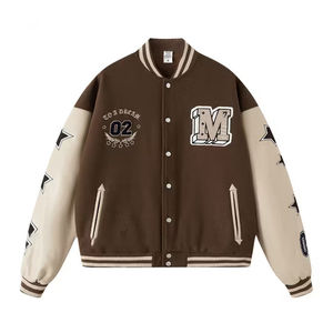 Personalizado para hombre Varsity chaqueta bordado Logo béisbol equipo universitario uniforme prendas de vestir exteriores para ropa de calle con estilo - Product Image 1