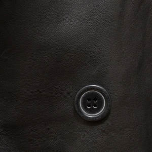 แจ็คเก็ตหนังผู้ชายสไตล์สตรีทแวร์ ปกพับได้ / แจ็คเก็ตหนังฤดูหนาว ผลิตจากวัสดุหนังแท้ ระบายอากาศได้ 100% - Product Image 4