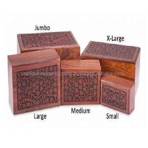 Boîte d'urne en bois de meilleure qualité pour cendres d'animaux de compagnie | Urnes faites à la main | Urnes funéraires | - Product Image 1